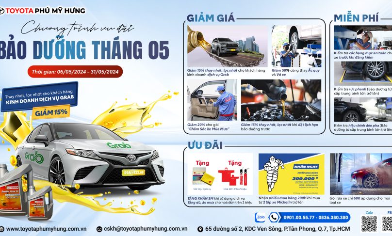 khuyến mãi bảo dưỡng